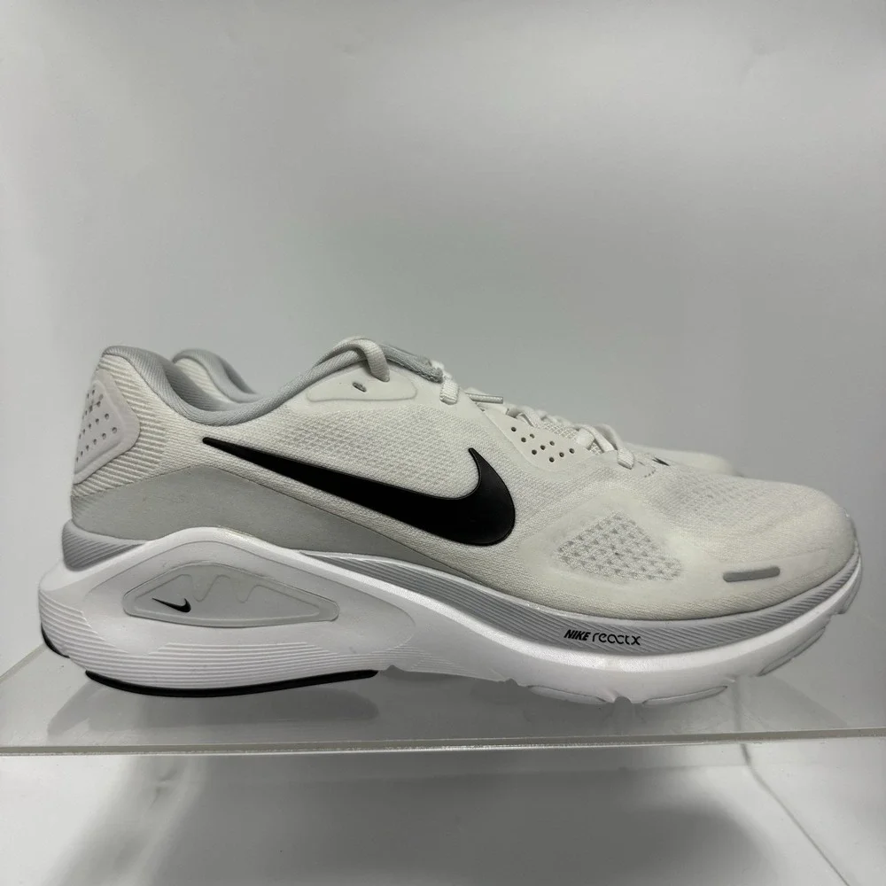 Nike Air Structure 26 White Black HJ1101-101 Running Shoe Women's 11 / Men's 9.5